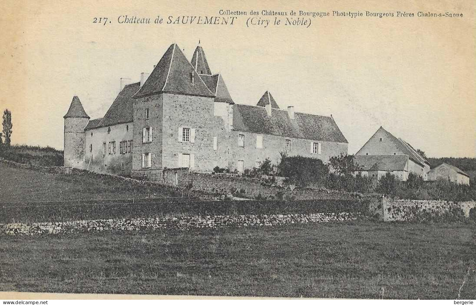 C/269             71     Ciry Le Noble      -   Chateau De Sauvement - Autres & Non Classés