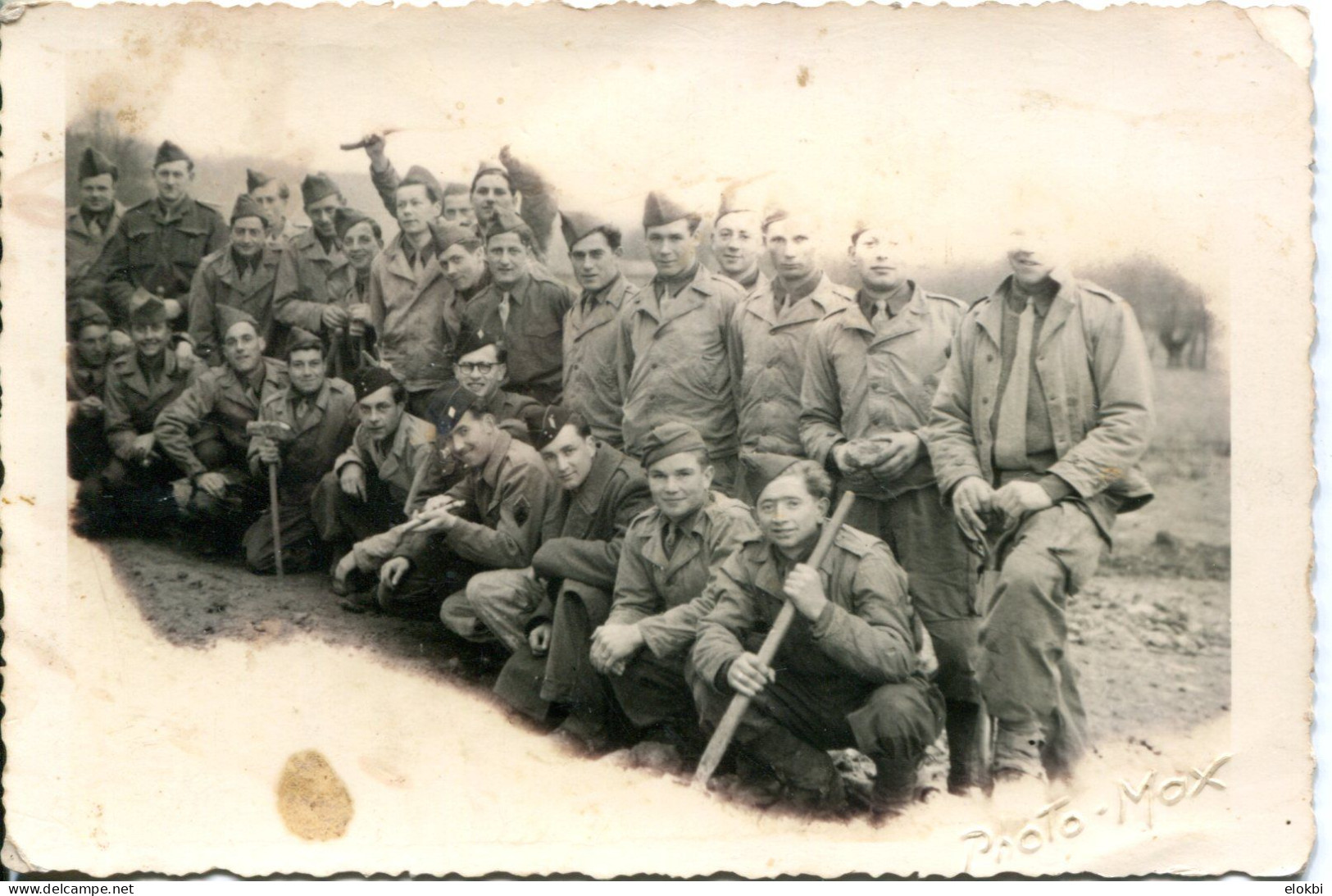 Photo  Groupe De Militaires - Guerre, Militaire