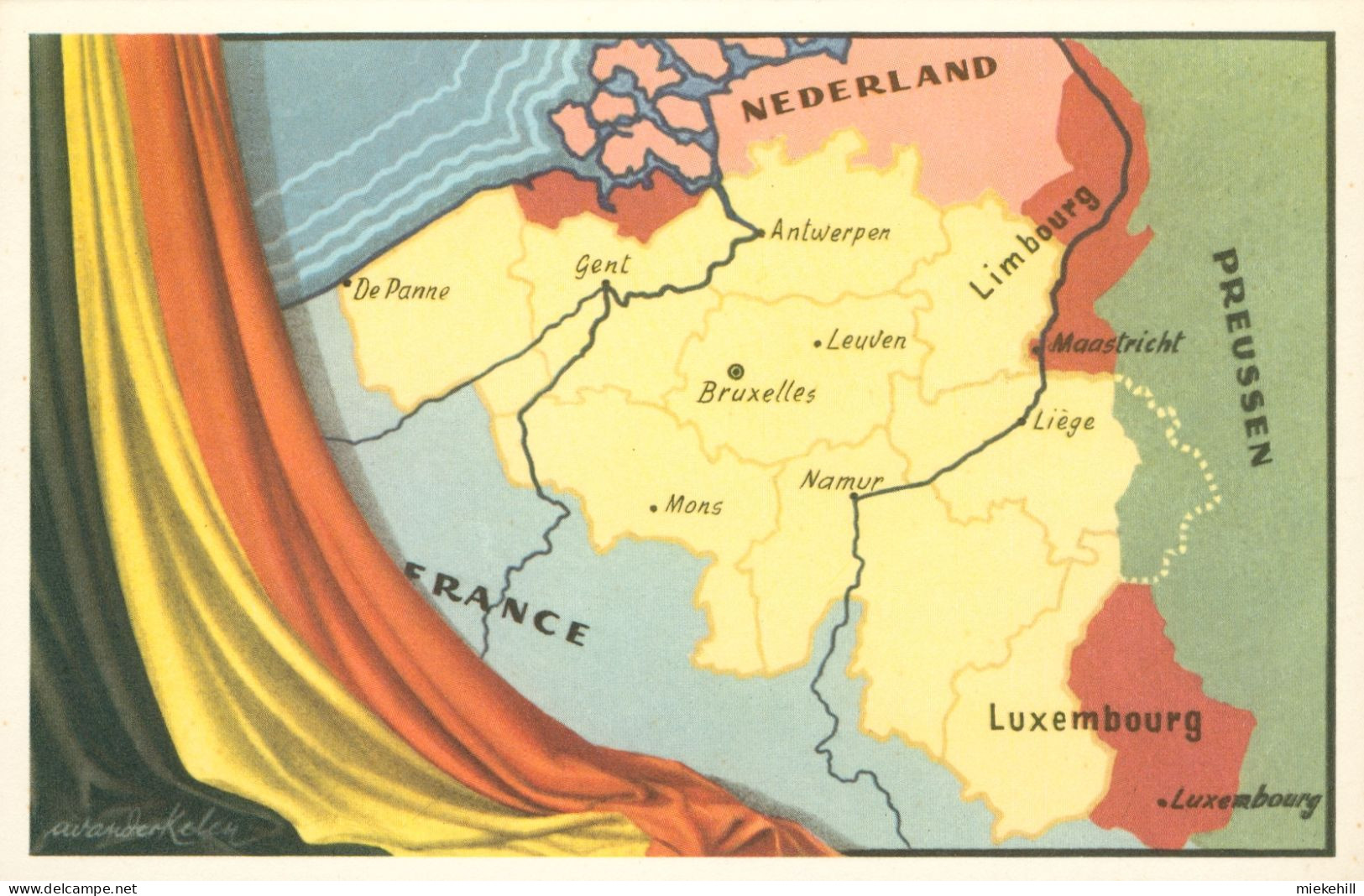 HISTOIRE-TRAITE DES XXIV-TRAITE DE LONDRES-ILLUSTRATEUR VANDERKELEN - Storia