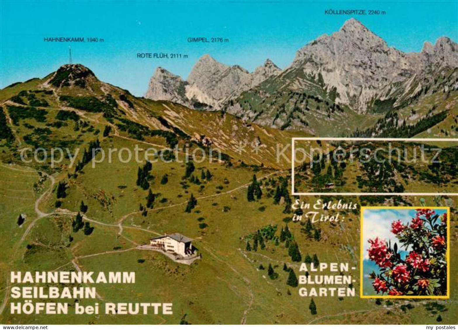 73791732 Hoefen Reutte Tirol AT Hahnenkamm Seilbahn Bergstation Restaurant Flieg - Sonstige & Ohne Zuordnung