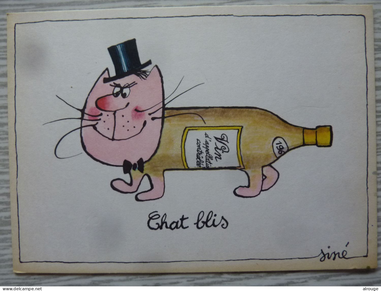"Chat Blis" Illustrateur Siné - Humour