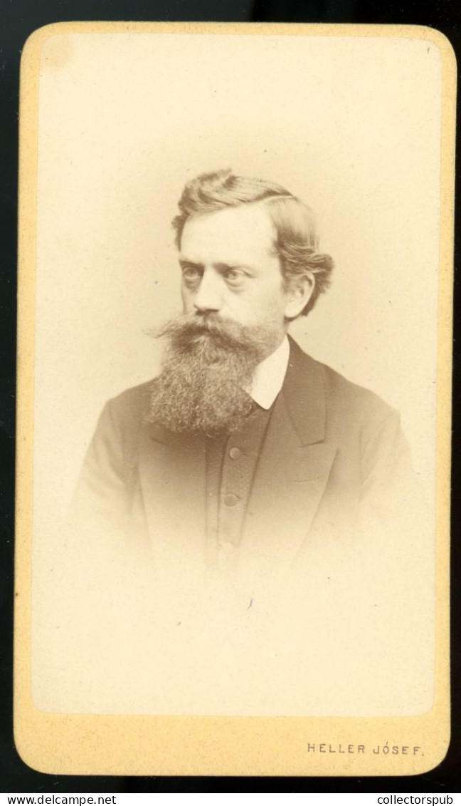 HUNGARY PEST 1870. Ca. Heller CDV  Vintage Photo - Oud (voor 1900)
