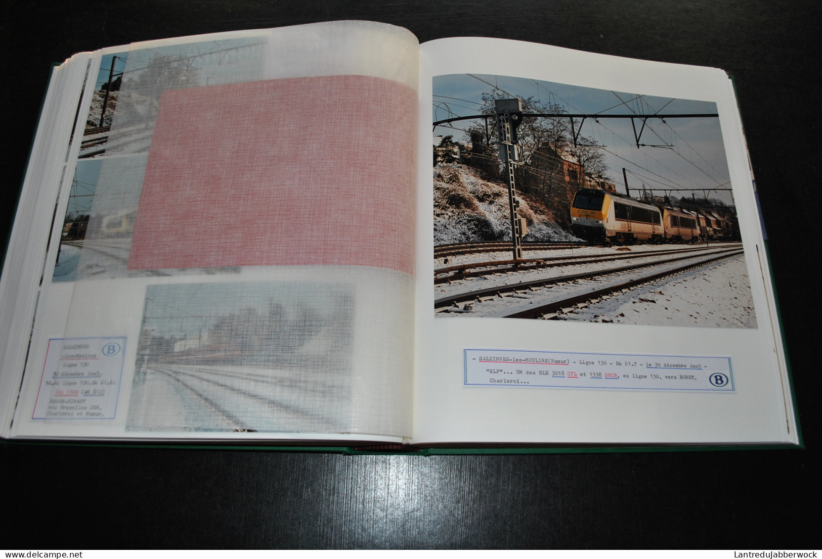 Album photo 154 Ligne 130 Ronet BK 63 Marchandises Neige Salzinnes Hastedon Travaux Herbatte Visions Mirages artistique 