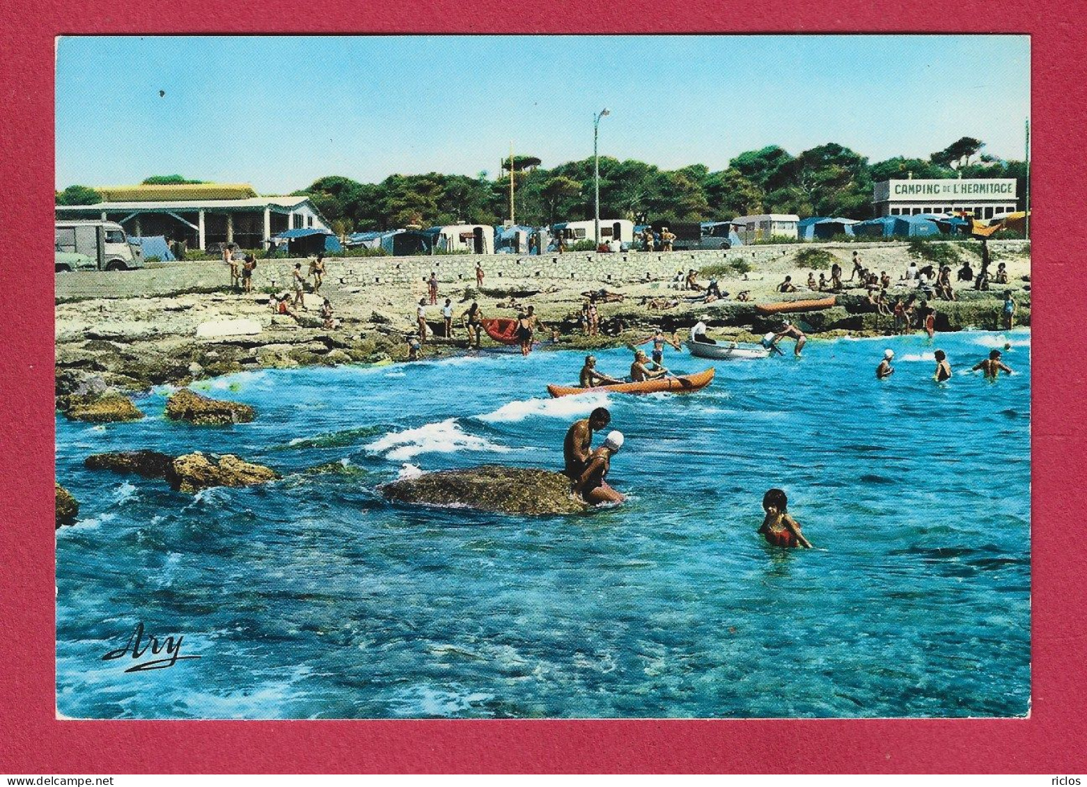 SAUSSET LES PINS - 13 - Promenade De La Corniche -Camping Hermitage  - 1970 - Autres & Non Classés