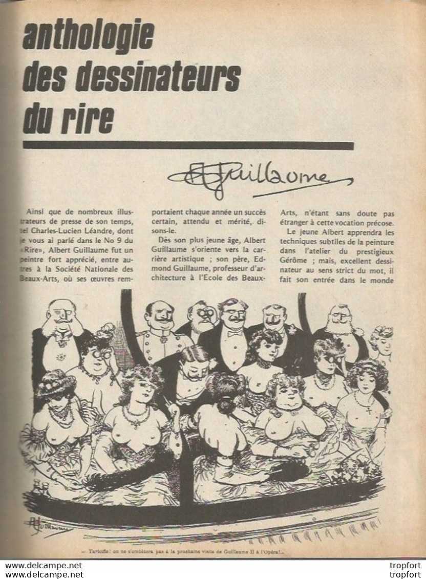 Old Newspaper BD Drawing Humor Sex Designer Revue LE RIRE 1978 Humour SEXE / GUILLAUME - 1950 - Today