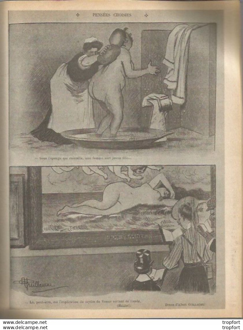 Old Newspaper BD Drawing Humor Sex Designer Revue LE RIRE 1978 Humour SEXE / GUILLAUME - 1950 - Heute