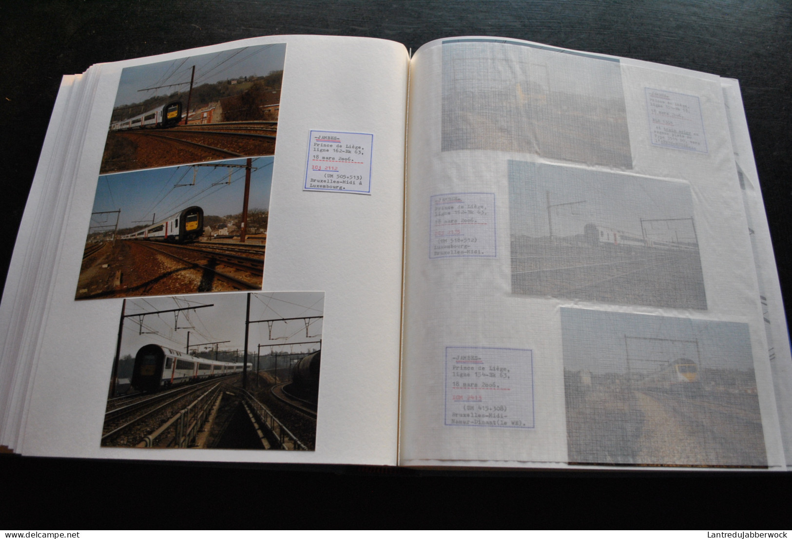 Album photo 155 Vision artistique Mirage 6 Ligne 130 b 162 154 125 Salzinnes Flawinnes Gare Herbatte Travaux Tunnel PX