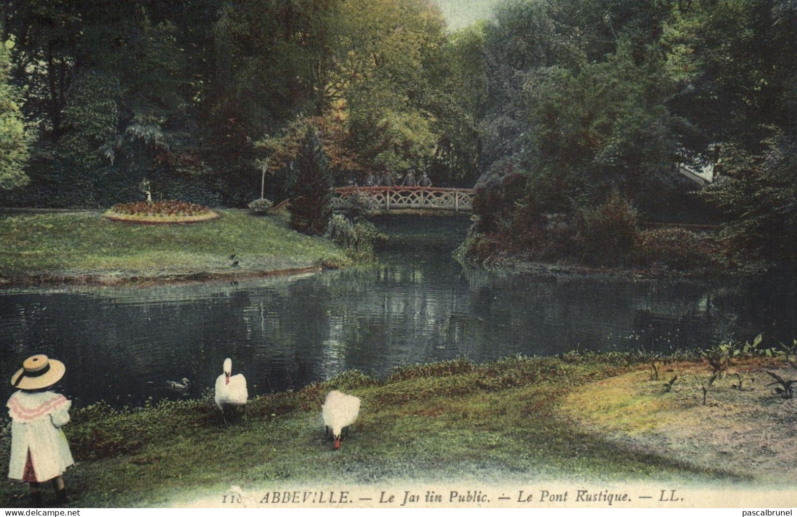 ABBEVILLE - LE JARDIN PUBLIC - LE PONT RUSTIQUE - Abbeville