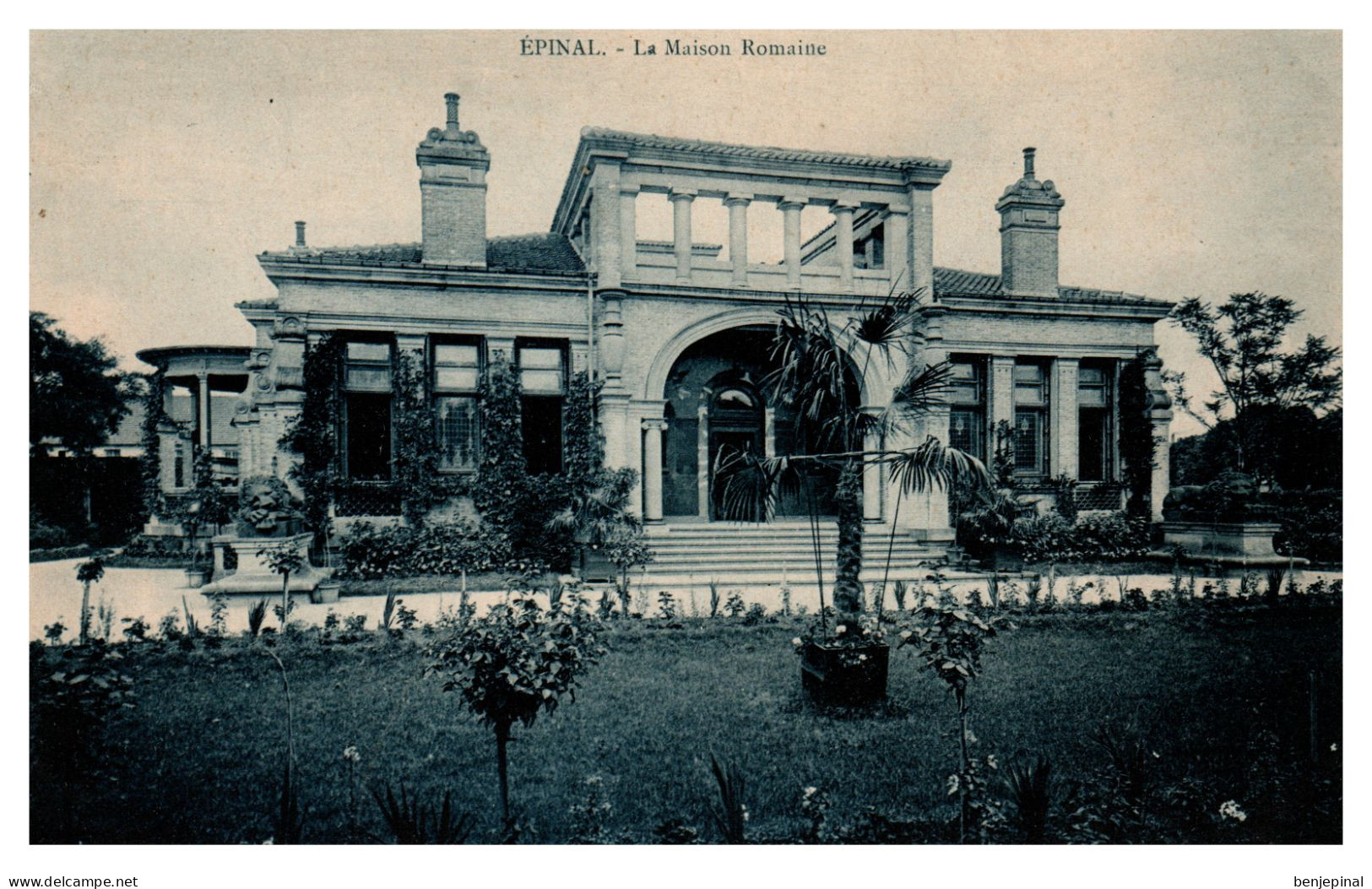 Epinal -  La Maison Romaine (bleutée) - Epinal