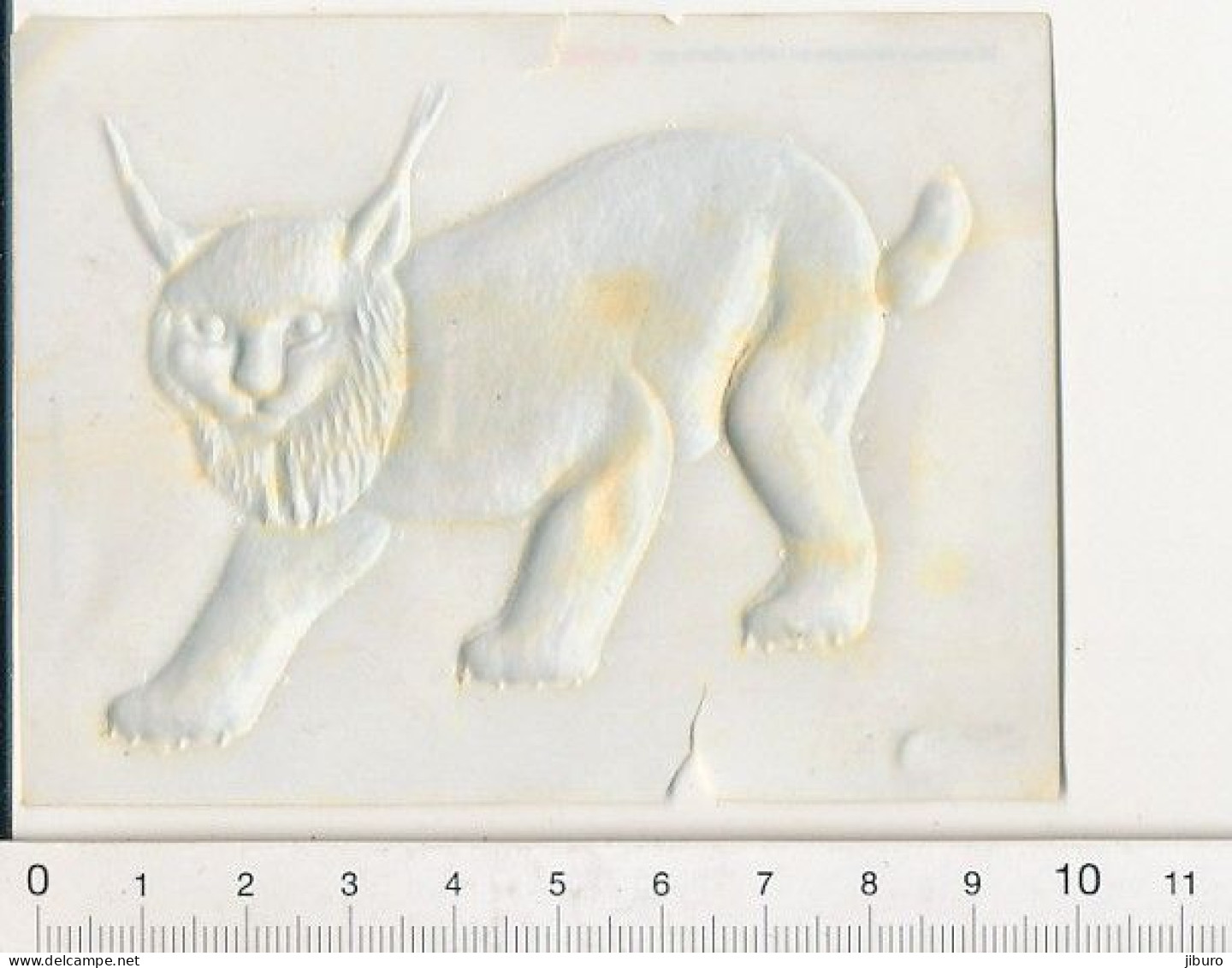 (avec Défauts) Image Stenval Plastifiée (Plastique Thermoformé) Lynx Animal - Other & Unclassified
