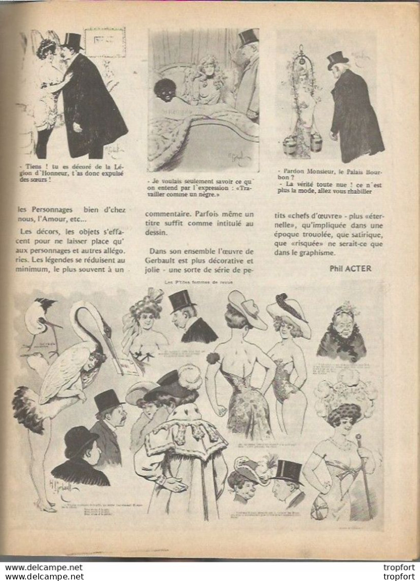 Old Newspaper BD Drawing Humor Sex Designer Revue LE RIRE 1978 Humour / H . GERBAULT / Petites Femmes De Revue - 1950 - Today