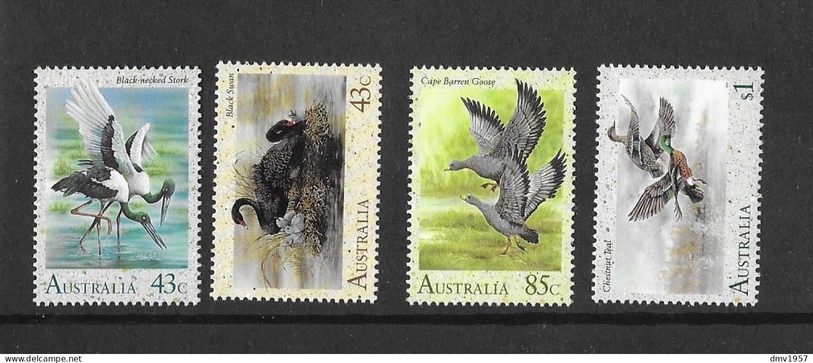 Australia 1991 MNH Waterbirds Sg 1279/82 - Mint Stamps