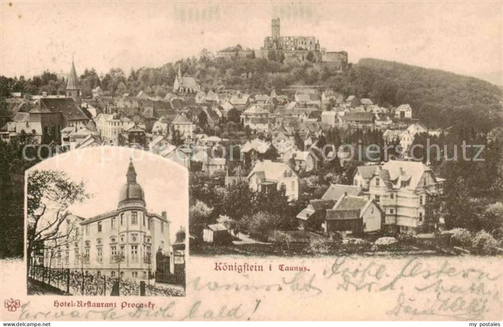 73791491 Koenigstein  Taunus Gesamtansicht U. Hotel-Restaurant Procasky  - Königstein