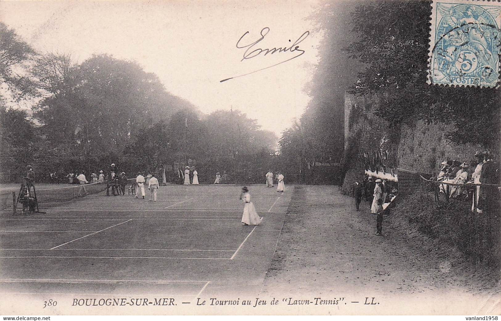 BOULOGNE Sur MER-le Tournoi Au Jeu De " Lawn-tennis" - Boulogne Sur Mer