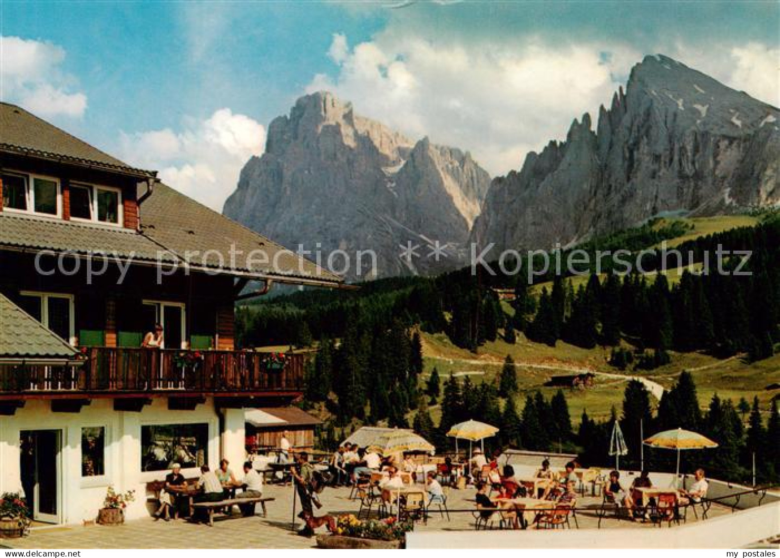 73791450 Seiseralm Alpe Di Siusi Trentino IT Hotel Saltria Freiterrasse Panorama - Other & Unclassified