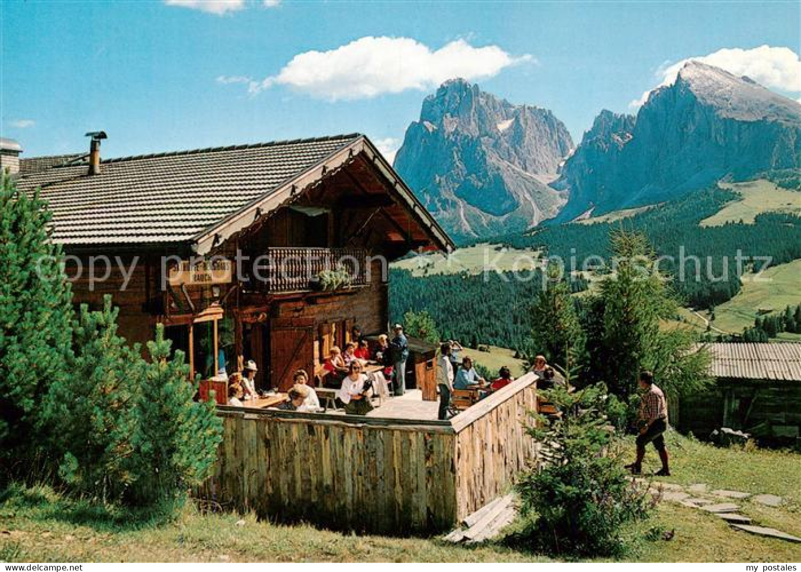 73791434 Seiseralm Alpe Di Siusi Trentino IT Skihuette Rauch Terrasse  - Other & Unclassified