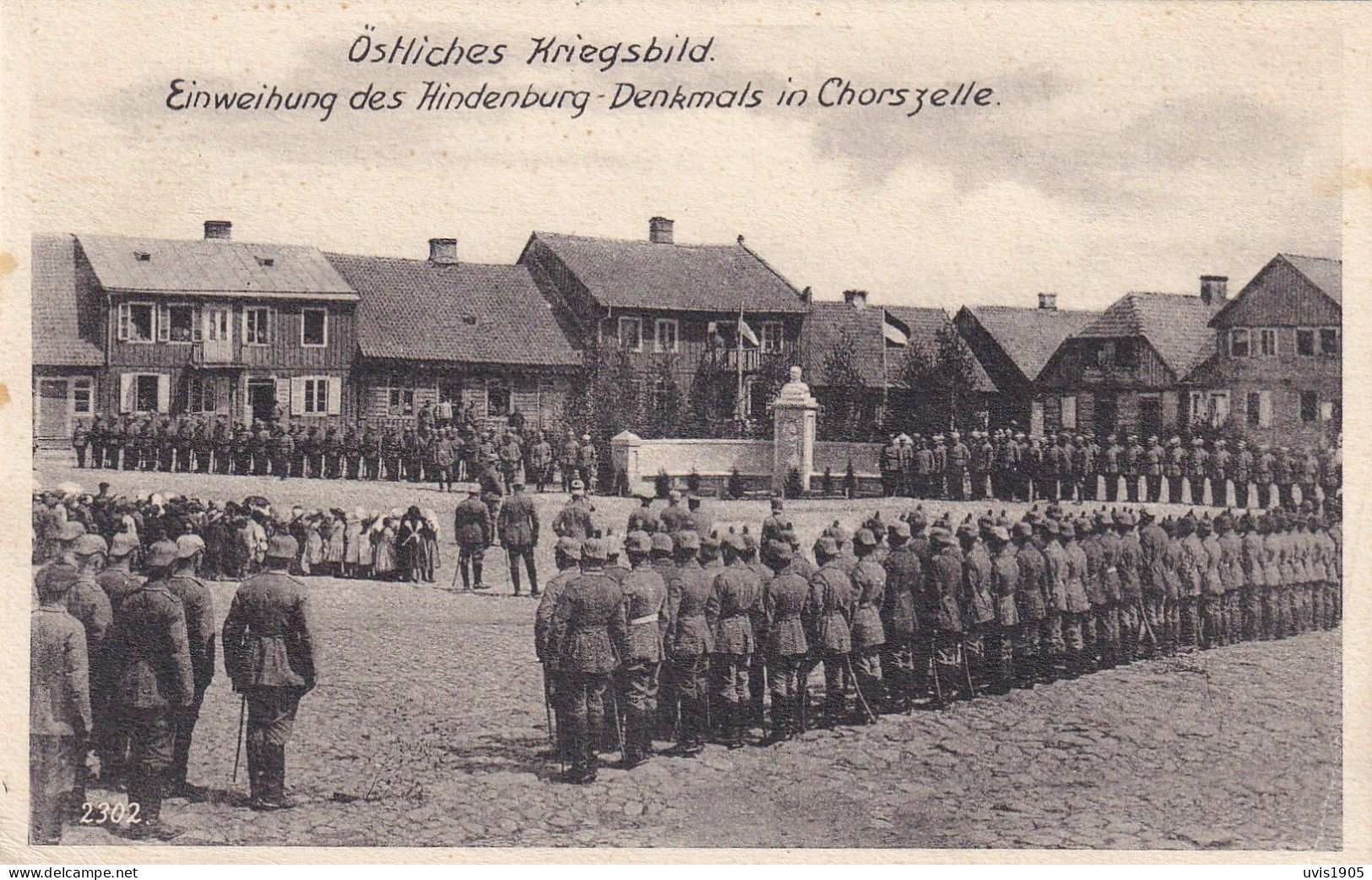 Chorszelle.Hindenburg Monument Opening. - Poland