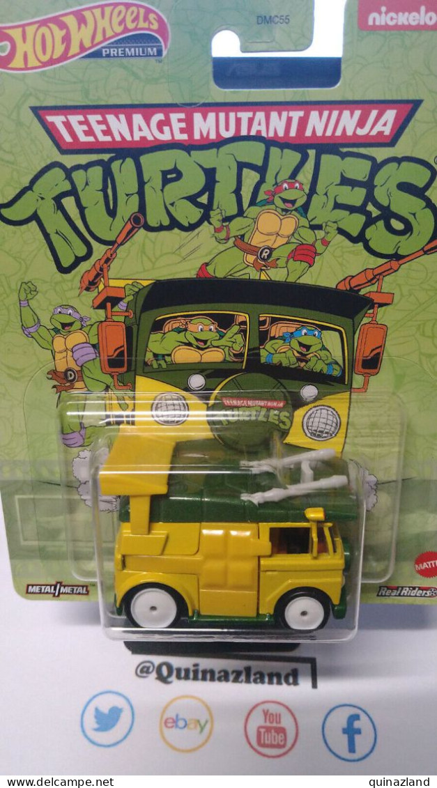 Hot Wheels Turtles Ninja Party Wagon (NG153) - HotWheels