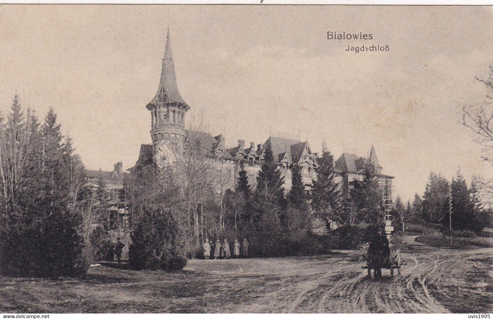 Bialowies.Jagdschloss. - Polonia