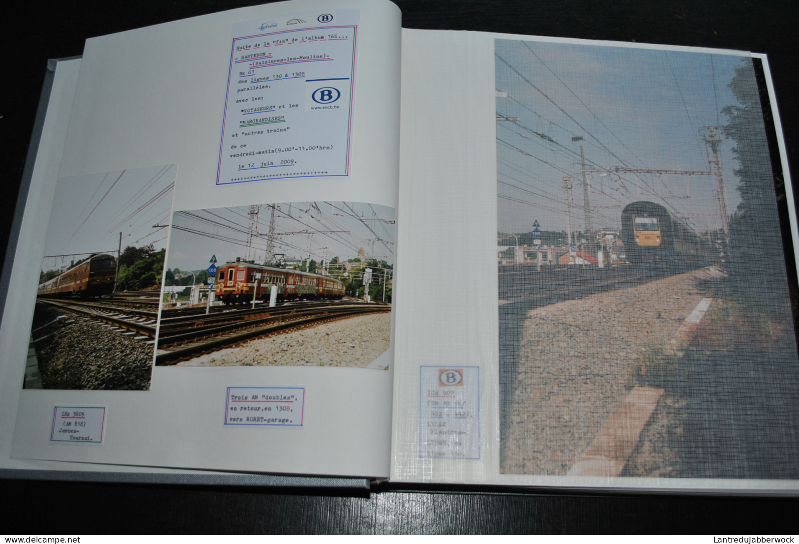 Album Photo 167 Ligne 130 B Hastedon Flawinne Gare HLE 23 Herbatte EC 90 295 97 IRIS Vauban Travaux Namur Pont De Meuse - Trains