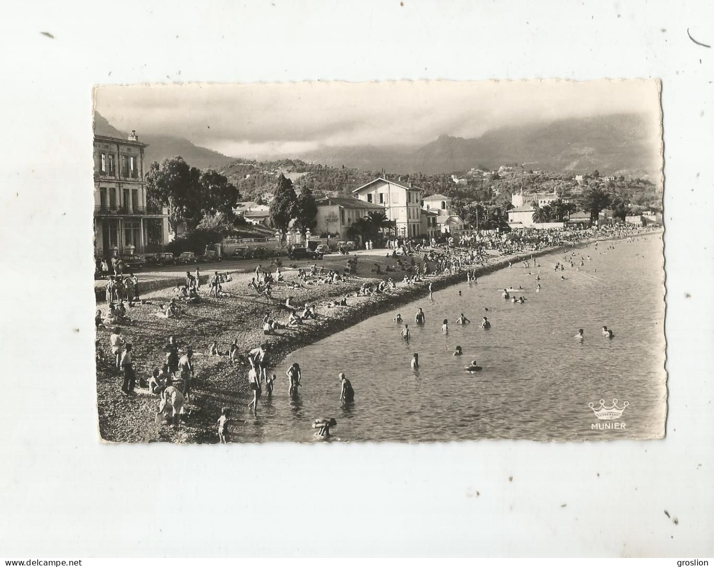 ROQUEBRUNE CAP MARIN 168 CARTE PHOTO LA PLAGE DE CARNOLES - Roquebrune-Cap-Martin