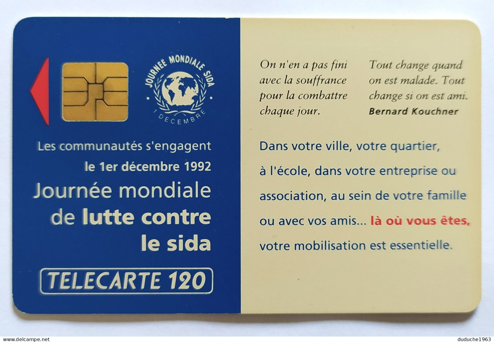 Télécarte France - Sida Info Service - Non Classificati