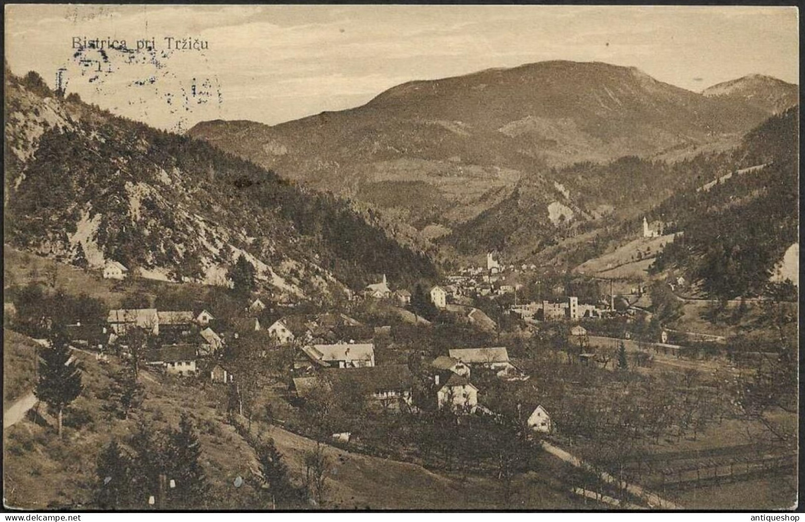 Slovenia-----Bistrica Pri Trzicu-----old Postcard - Slovenia