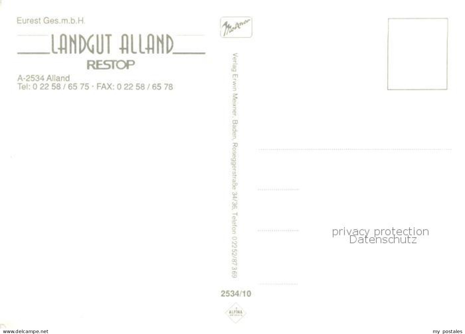 73791359 Alland Niederoesterreich Landgut Alland Bruecke Schloss Alland Niederoe - Andere & Zonder Classificatie