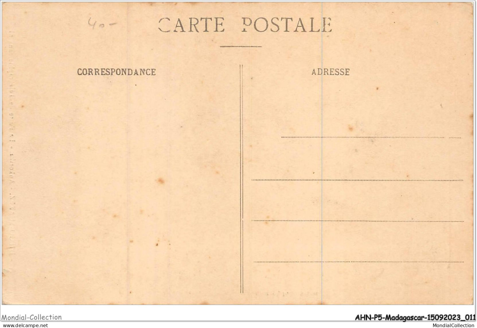 AHNP5-0509 - AFRIQUE - MADAGASCAR - DIEGO-SUAREZ - Ankorika - Le Poste De Télégraphie Sans Fil  - Madagaskar