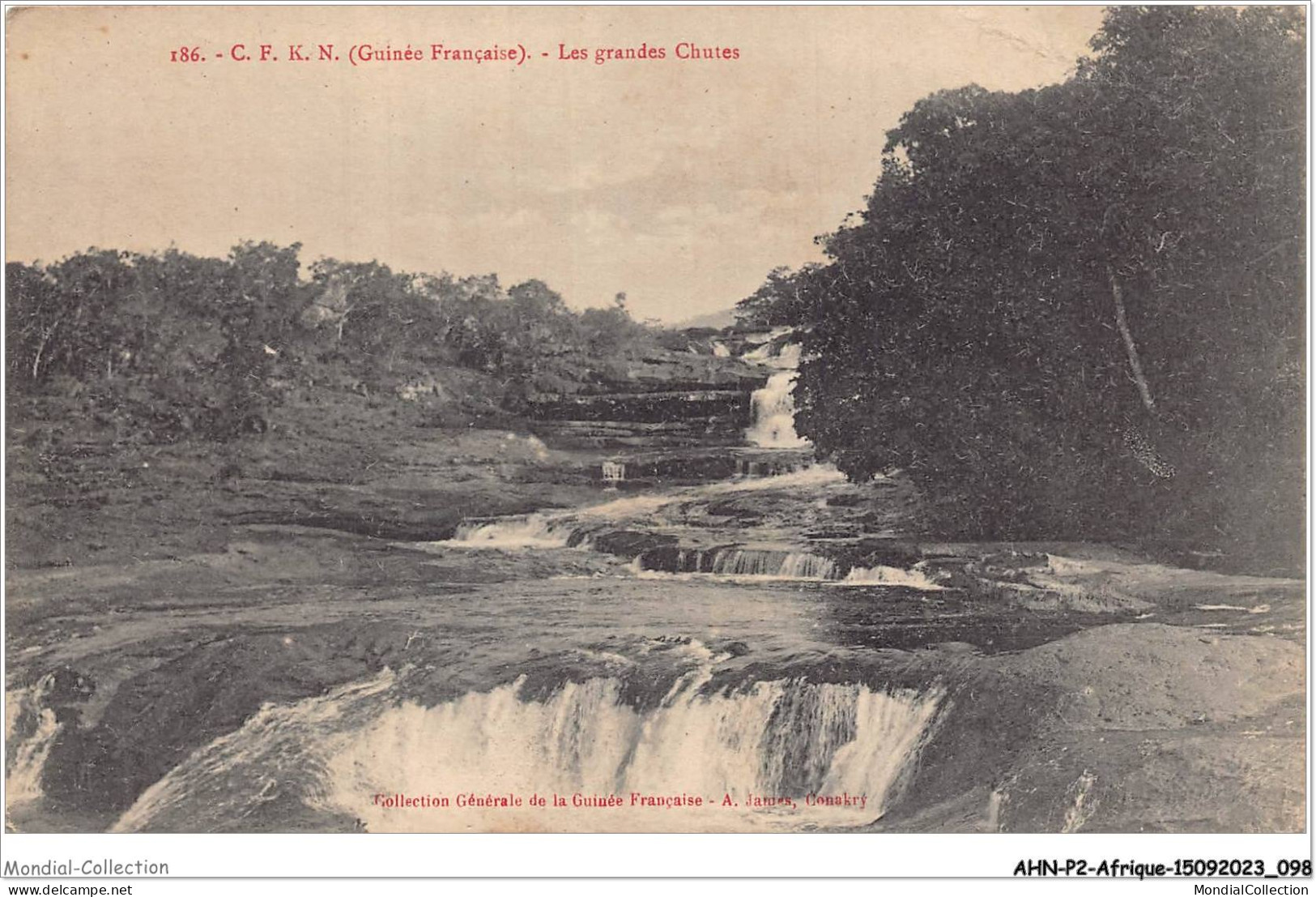 AHNP2-0177 - AFRIQUE - CONAKRY - Les Grandes Chutes  - Guinée Française