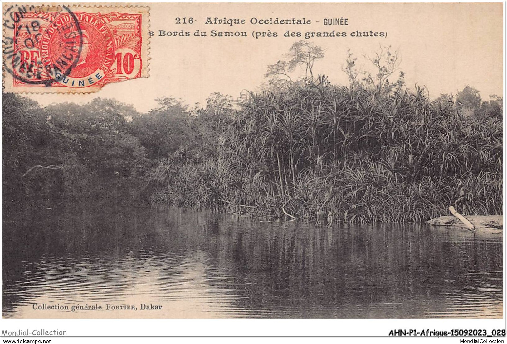 AHNP1-0014 - AFRIQUE - CONAKRY - Les Bords Du Samou  - Guinée Française