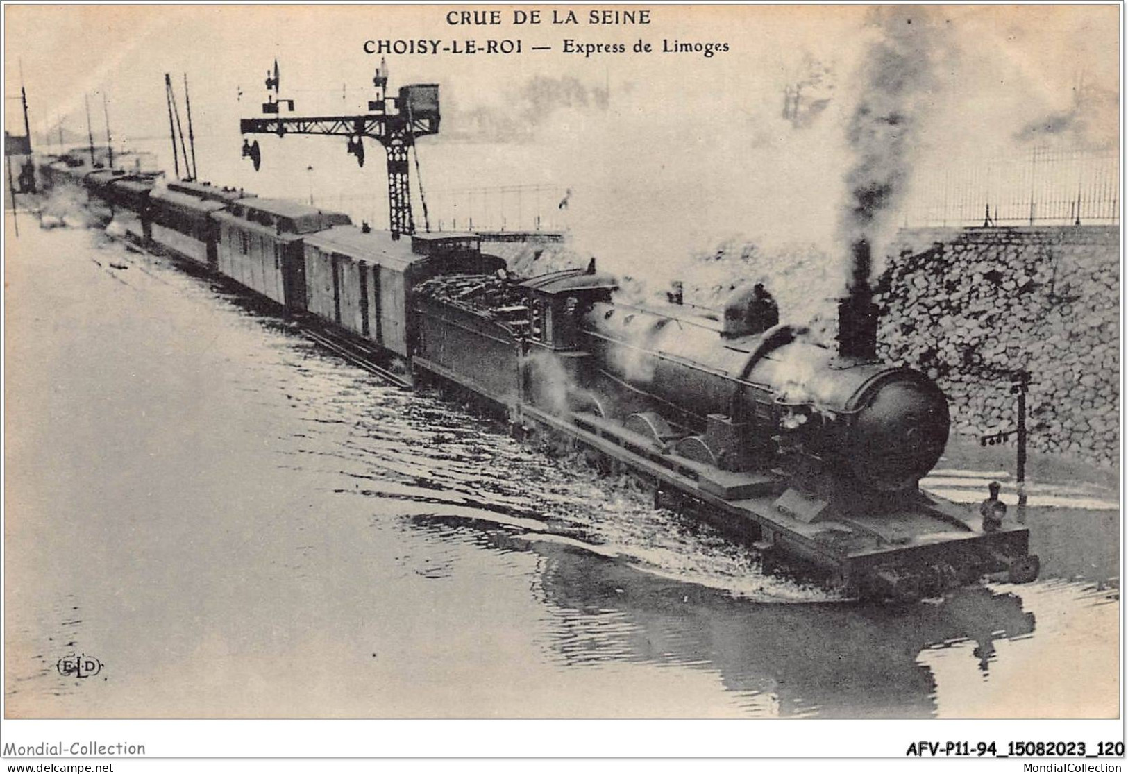 AFVP11-94-1000 - Crue De La Seine - CHOISY-LE-ROI - Express De Limoges  - Choisy Le Roi