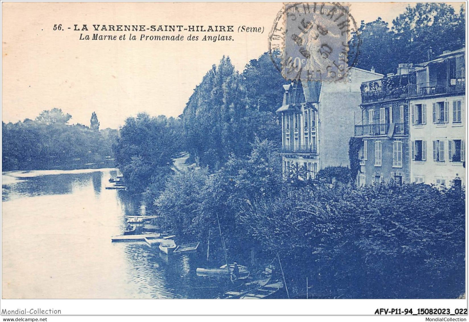 AFVP11-94-0952 - LA VARENNE-SAINT-HILAIRE - La Marne Et La Promenade Des Anglais  - Chennevieres Sur Marne