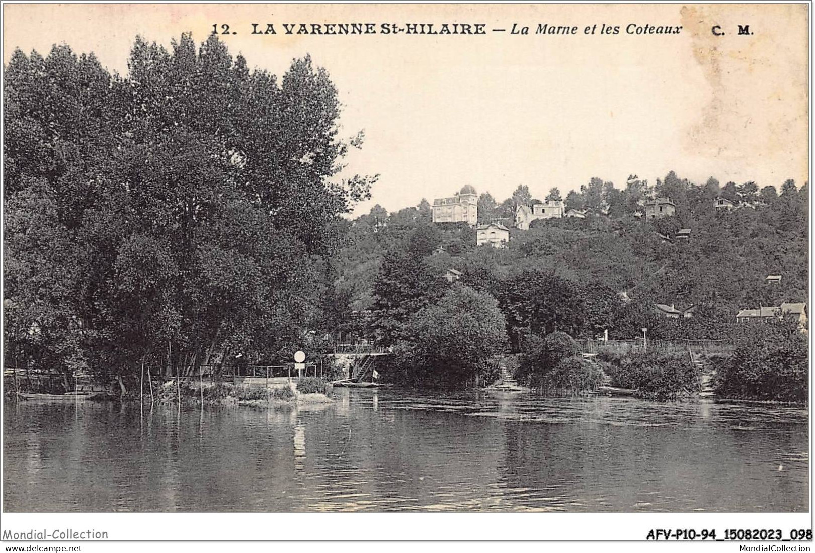 AFVP10-94-0920 - LA VARENNE-ST-HILAIRE - La Marne Et Les Coteaux  - Chennevieres Sur Marne