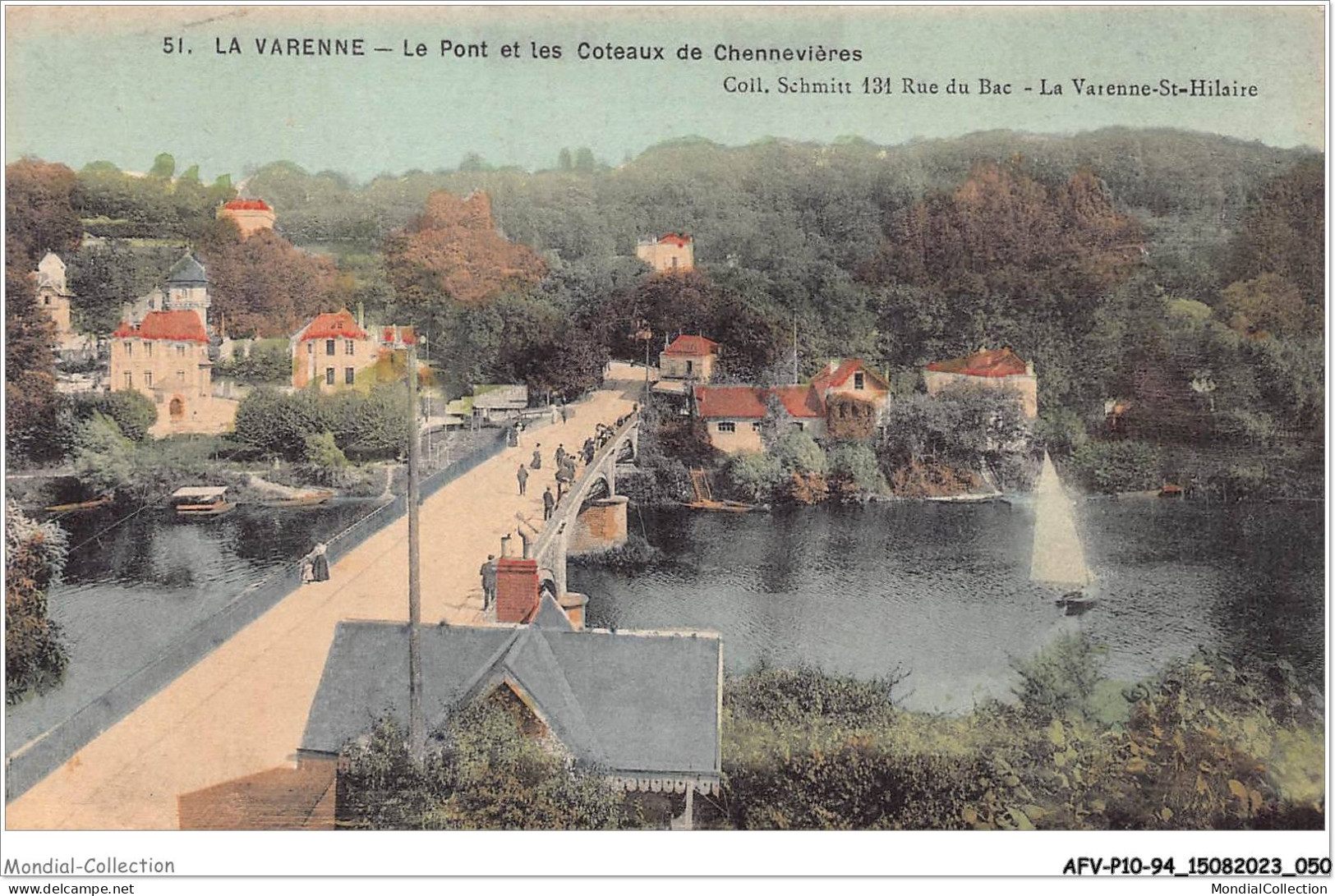 AFVP10-94-0896 - LA VARENNE - Le Pont Et Les Coteaux De Chennevières  - Chennevieres Sur Marne