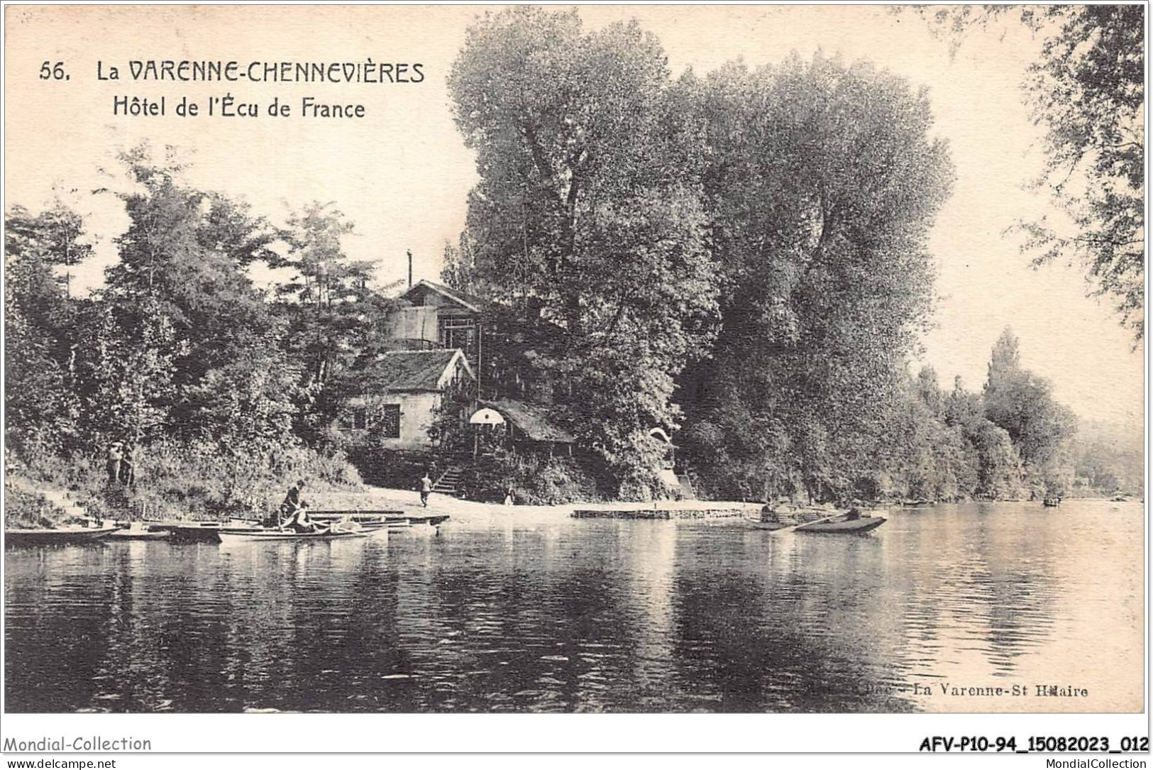 AFVP10-94-0877 - LA VARENNE-CHENNEVIERES - Hôtel De L'écu De France  - Chennevieres Sur Marne