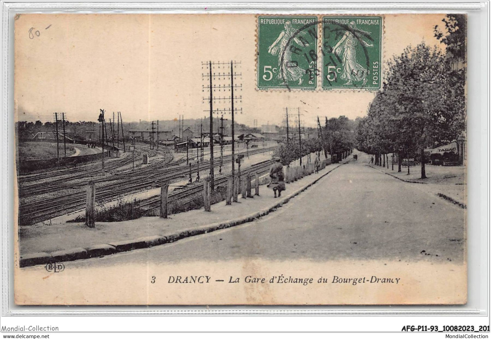 AFGP11-93-0950 - DRANCY - La Gare D'échange Du Bourget-drancy  - Drancy