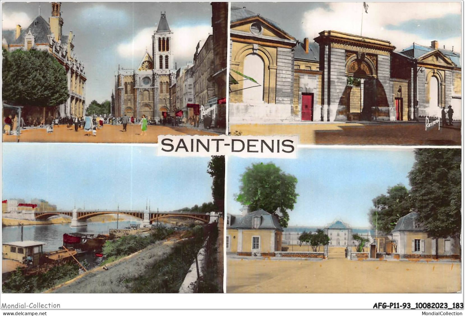 AFGP11-93-0941 - SAINT-DENIS - Vue Générale  PENICHE - Saint Denis