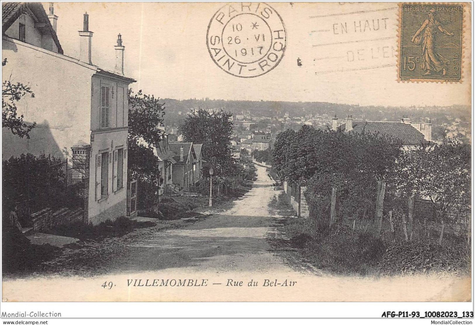 AFGP11-93-0916 - VILLEMOMBLE - Rue Du Bel-air  - Villemomble