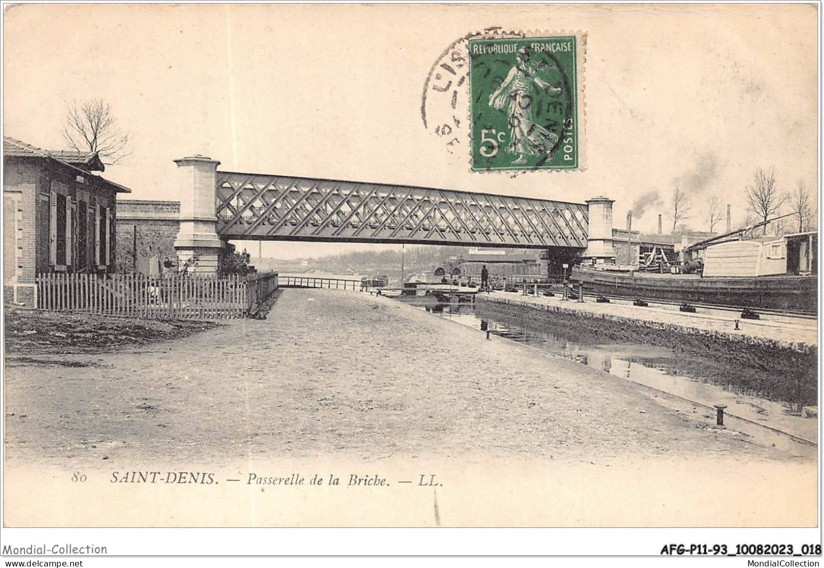 AFGP11-93-0858 - SAINT-DENIS - Passerelle De La Briche  - Saint Denis