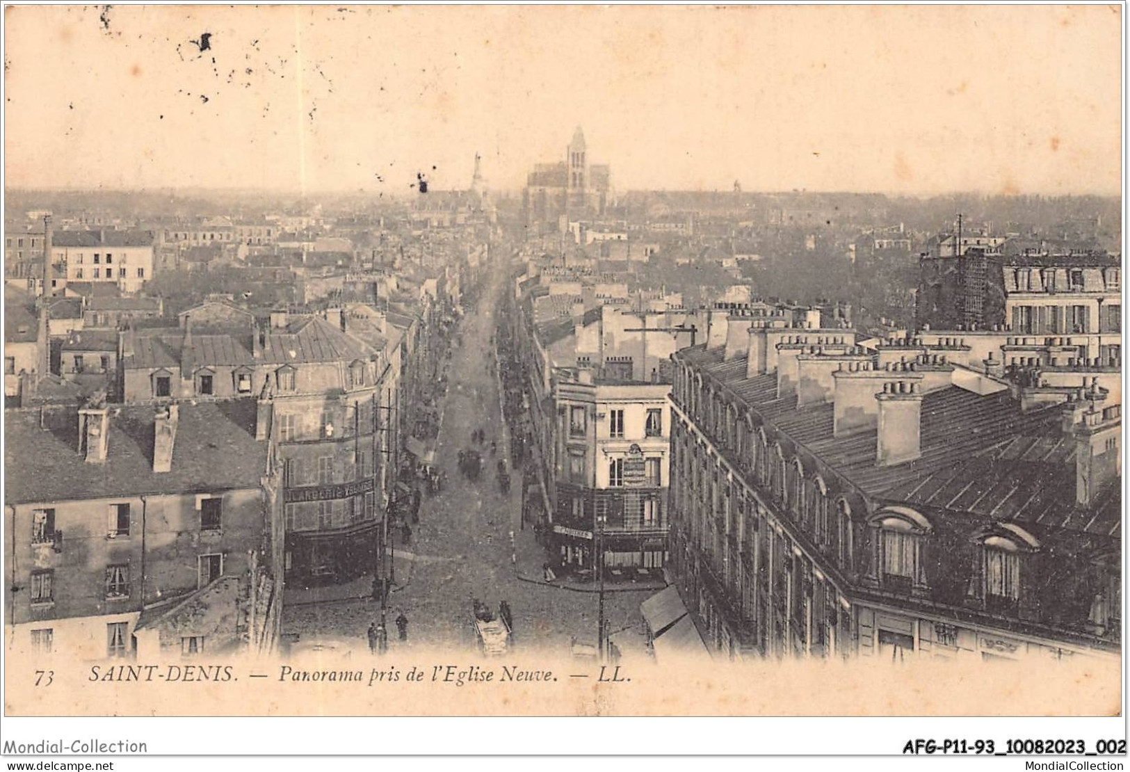 AFGP11-93-0850 - SAINT-DENIS - Panorama Pris De L'eglise Neuve - Saint Denis