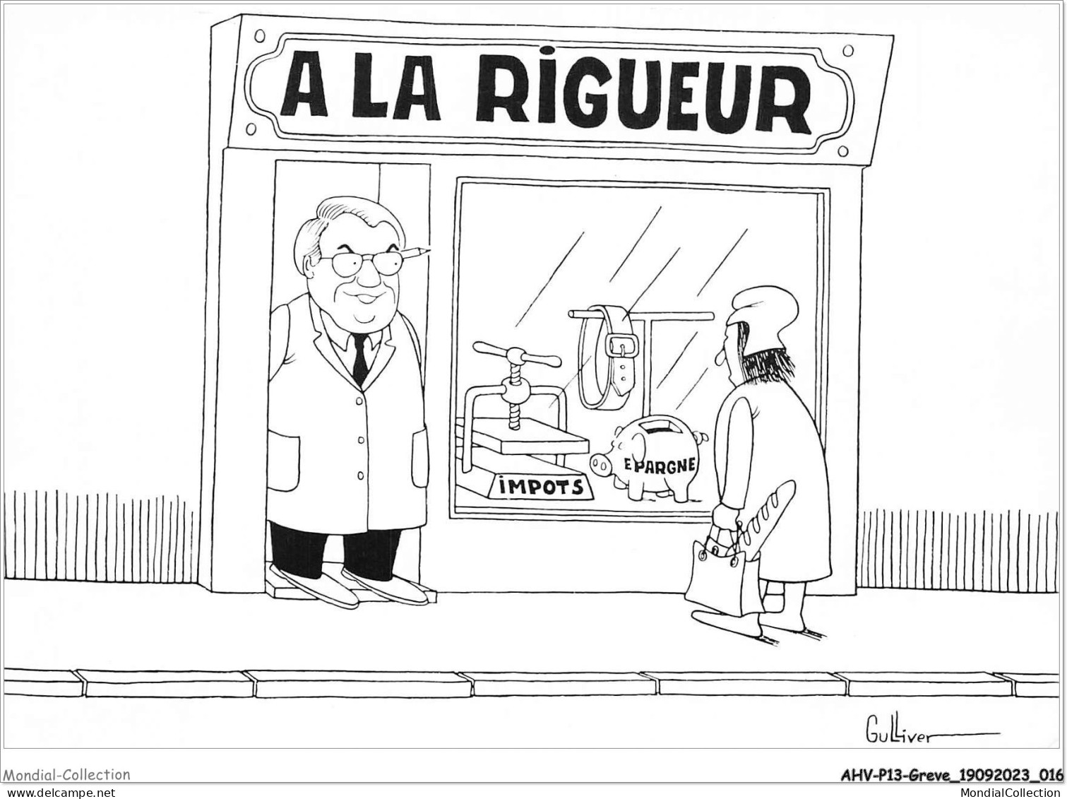 AHVP13-1122 - GREVE - à La Rigueur  - Huelga