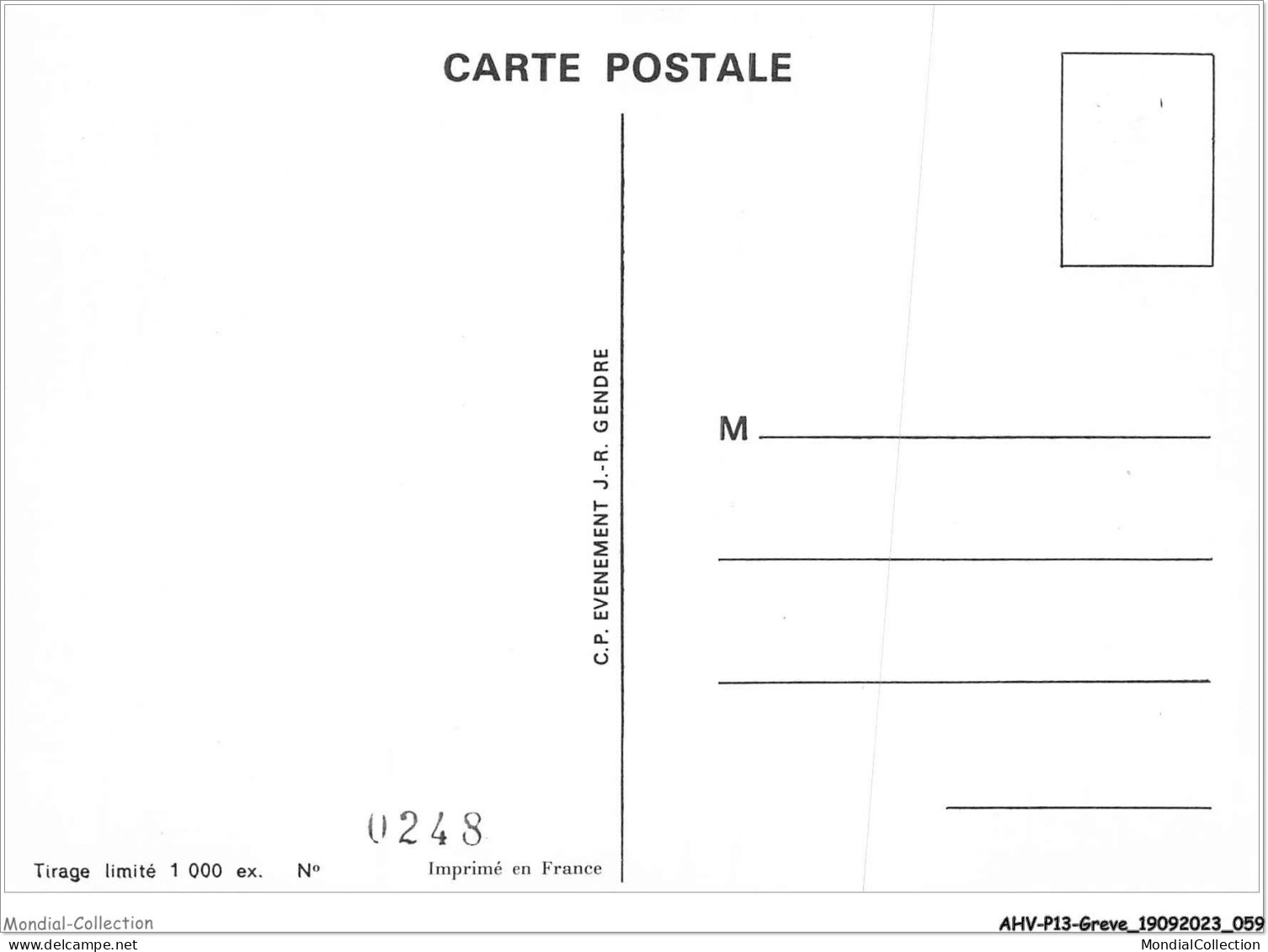 AHVP13-1143 - GREVE - Monsieur Jean-marie Kerloch - Maire De Plogoff Et Président Du Comité De Défense  - Staking