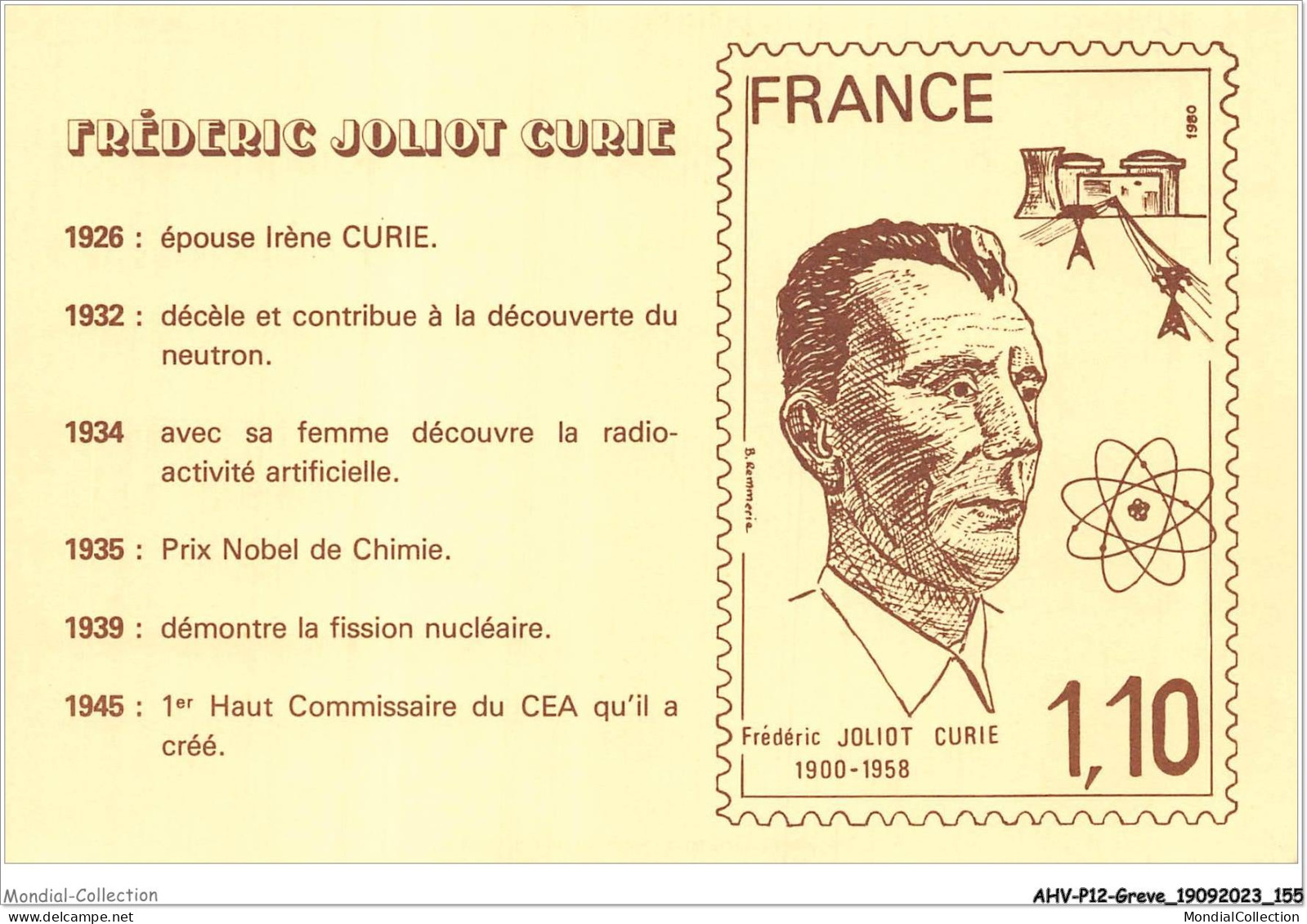 AHVP12-1094 - GREVE - Fréderic Joliot Curie  - Sciopero