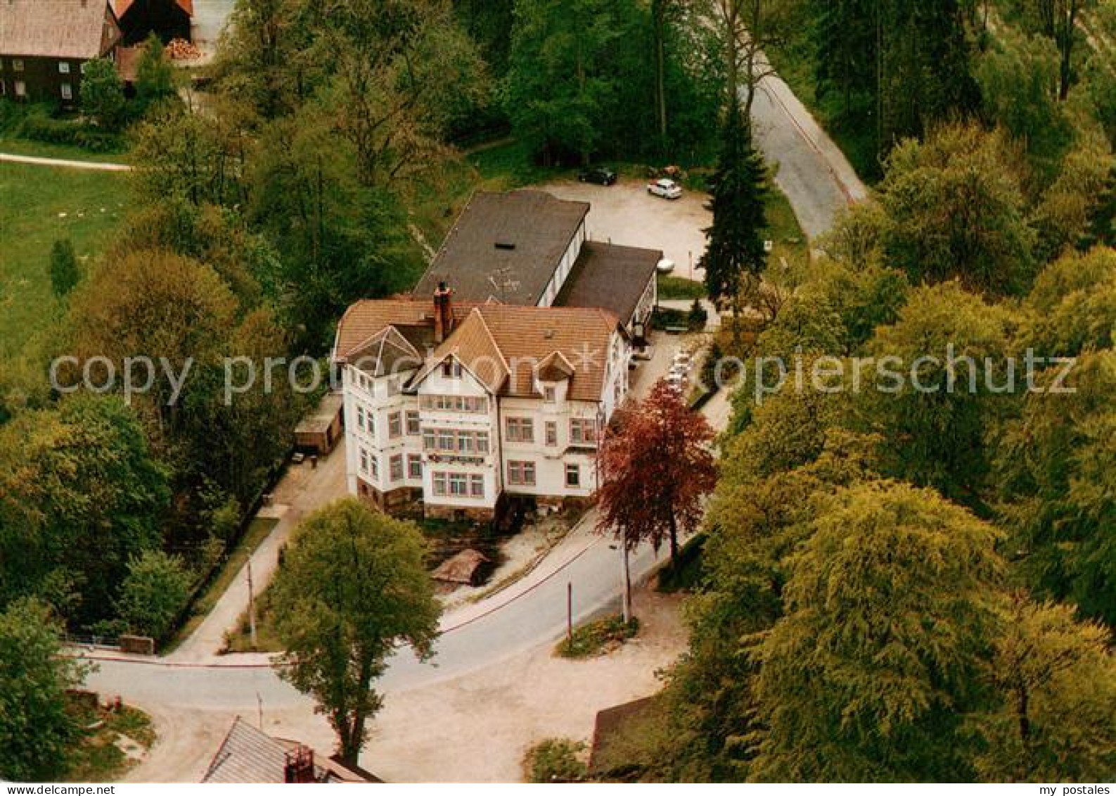 73791336 Elend Harz Hotel Waldmuehle Fliegeraufnahme Elend Harz - Autres & Non Classés