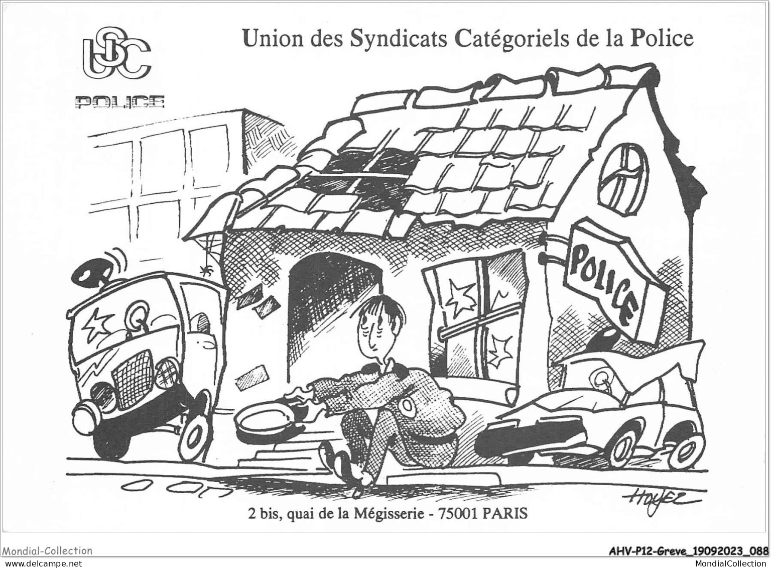AHVP12-1061 - GREVE - Union Des Syndicats Catégoriels De La Police  - Streiks