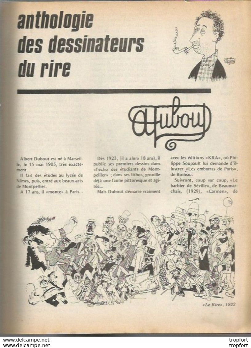 Old Newspaper BD Drawing Humor Sex Designer Revue LE RIRE 1977 Humour Sexe Albert DUBOUT Tino ROSSI - 1950 - Heute