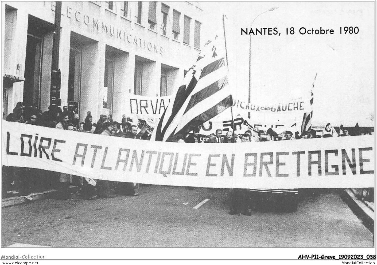 AHVP11-0959 - GREVE - Nantes 18 Octobre 1980 - Loire Atlantique En Bretagne  - Staking