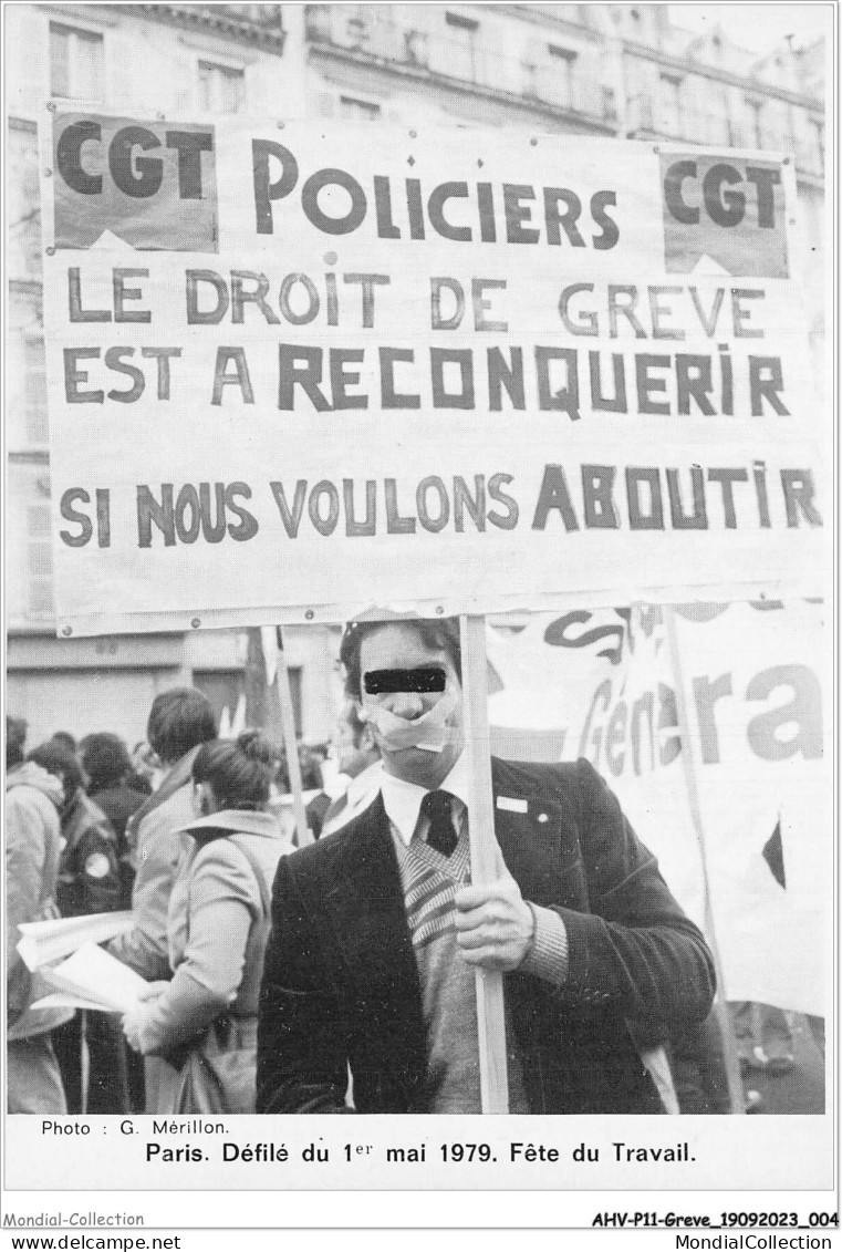 AHVP11-0942 - GREVE - Paris - Défilé Du 1er Mai 1979 - Fête Du Travail  - Staking