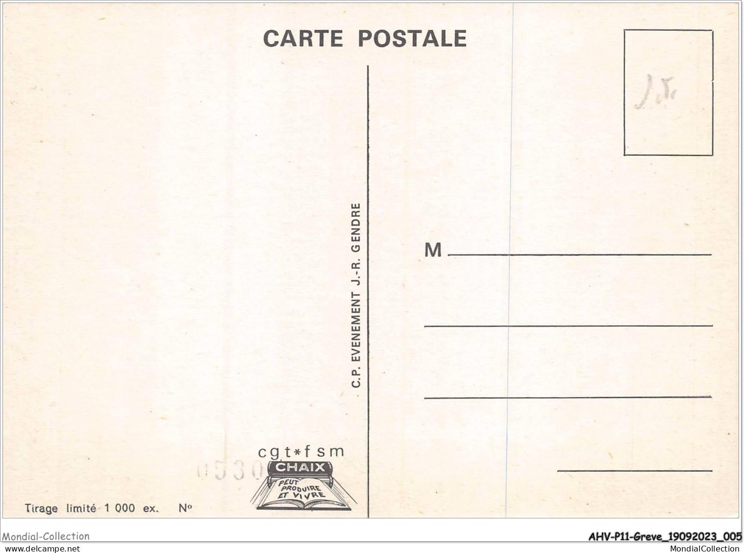 AHVP11-0942 - GREVE - Paris - Défilé Du 1er Mai 1979 - Fête Du Travail  - Grèves